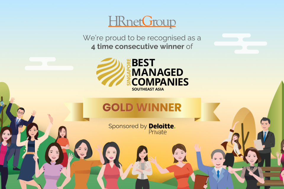 HRnetGroup Is A Gold Winner Of Singapore's Best Managed Companies Award 2025